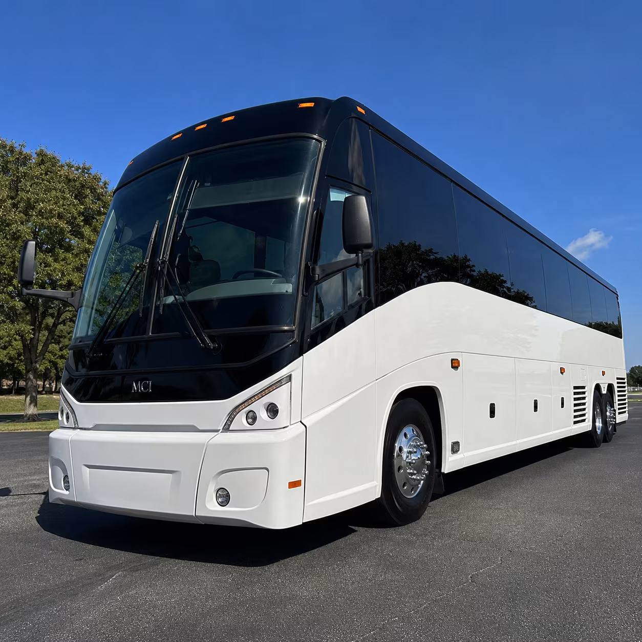 lubbock charter bus services exterior